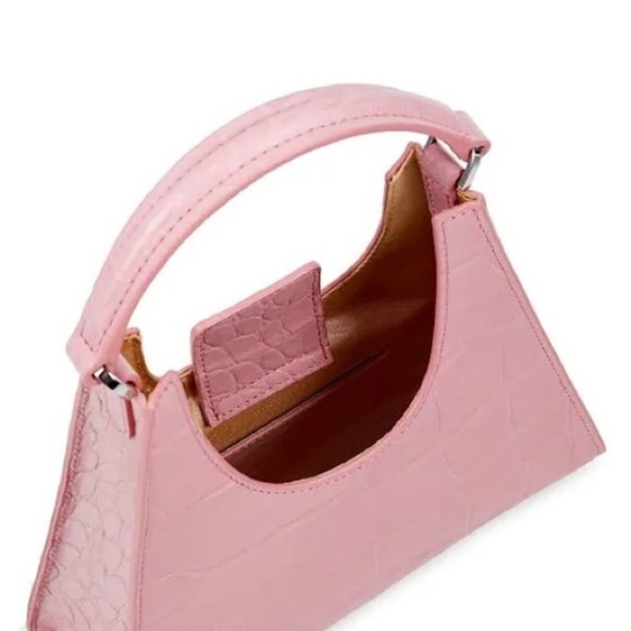 STAUD Mini Croc Embossed Leather Hobo Bag - Picture 3 of 9